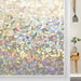 Rainbow Window Film Privacy Stain Glass Non - adhesive 3d