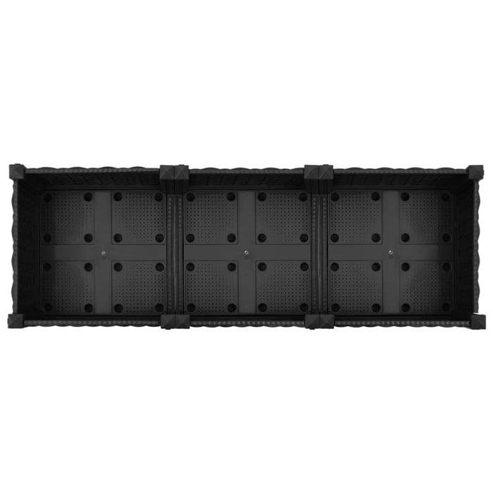 Raised Bed 120x40x23 Cm Polypropylene Tolpxn