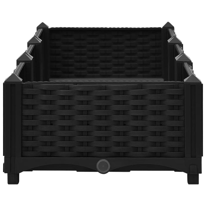 Raised Bed 120x40x23 Cm Polypropylene Tolpxn