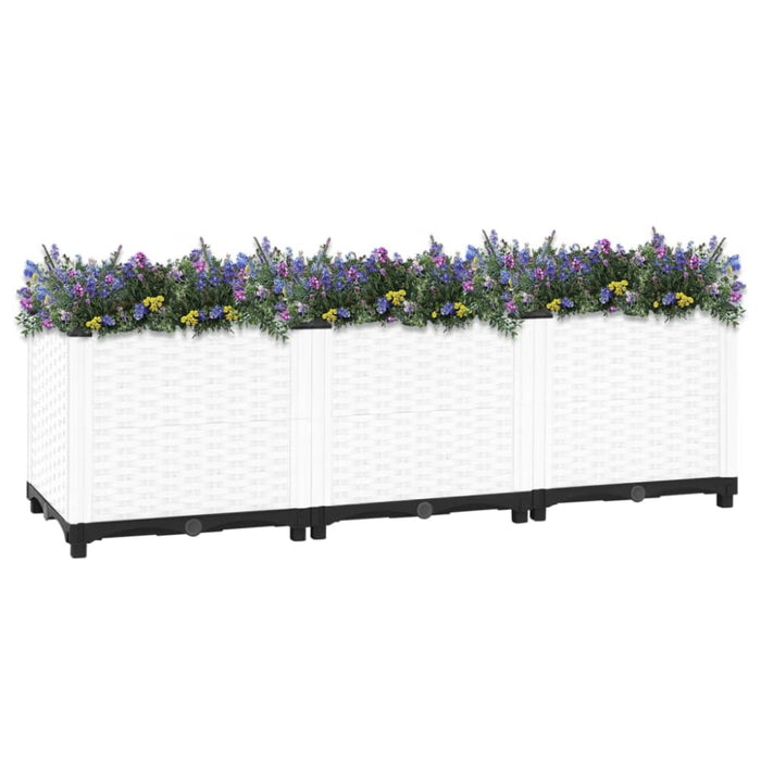 Raised Bed 120x40x38 Cm Polypropylene Opttob