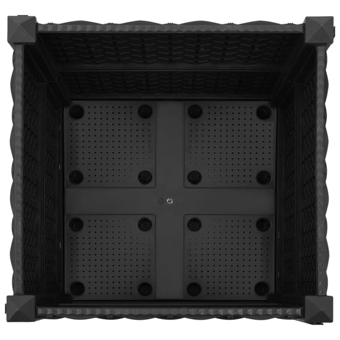 Raised Bed 40x40x38 Cm Polypropylene Tolptb