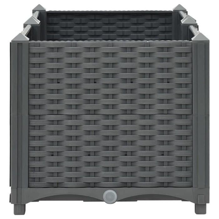 Raised Bed 80x40x38 Cm Polypropylene Tobabx