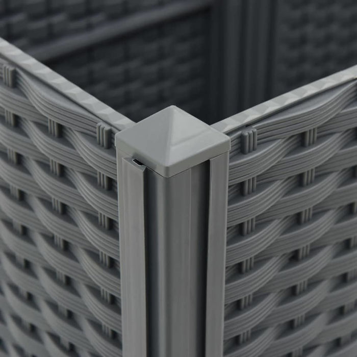 Raised Bed 80x40x38 Cm Polypropylene Tobabx