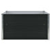 Raised Garden Bed 100x100x45 Cm Galvanised Steel Anthracite