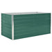 Raised Garden Bed 160x80x77 Cm Galvanised Steel Green Aibob