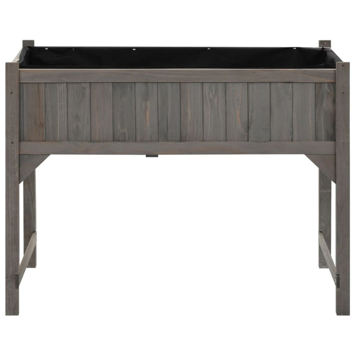 Raised Bed with Greenhouse 110x54x120 Cm Solid Fir Wood