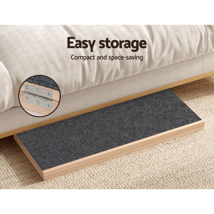 I.pet Dog Ramp Adjustable Height Steps for Bed Sofa Car