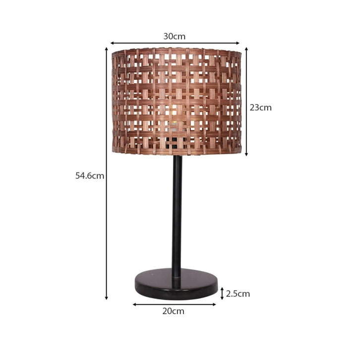 Rattan Desk Lamp