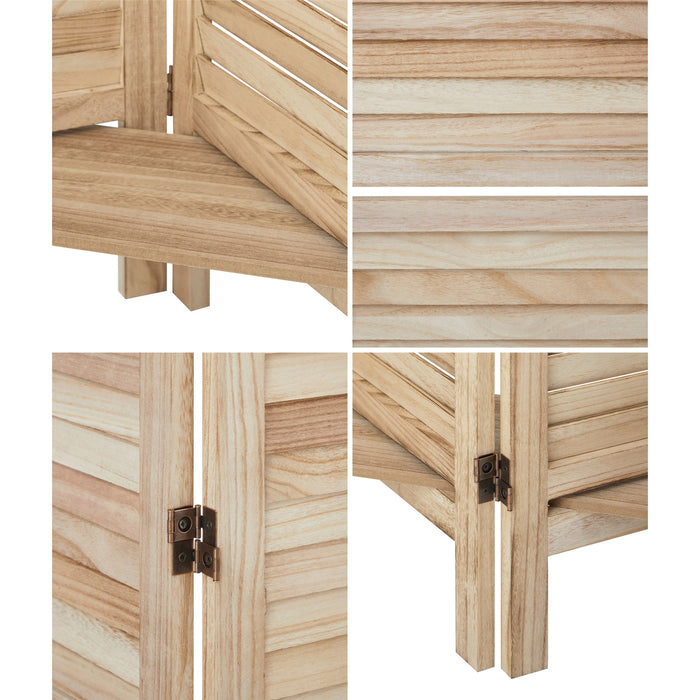 4 / 6 / 8 Panel Room Divider Privacy Screen Partition Timber Wooden Fold