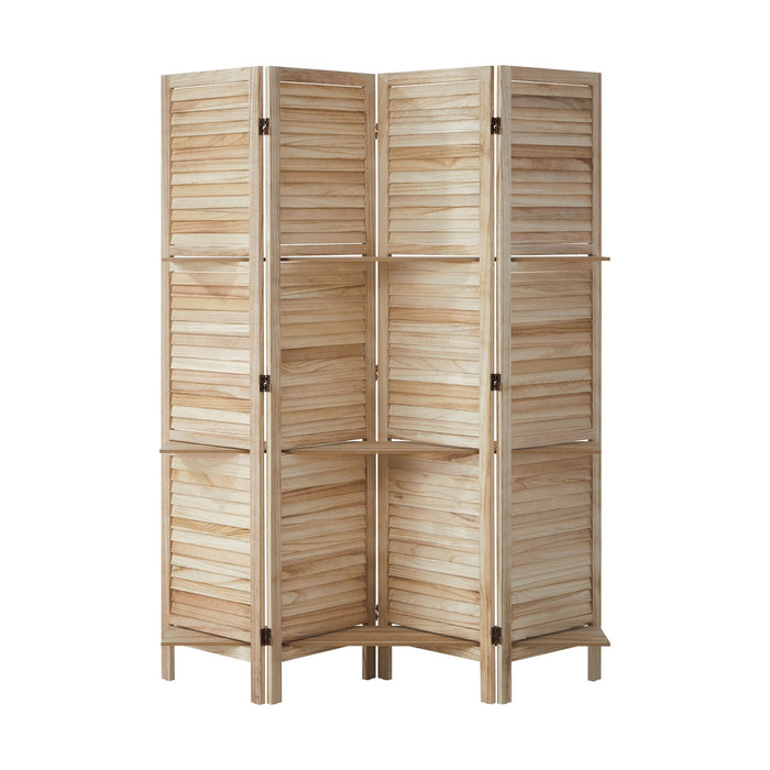 4 / 6 / 8 Panel Room Divider Privacy Screen Partition Timber Wooden Fold