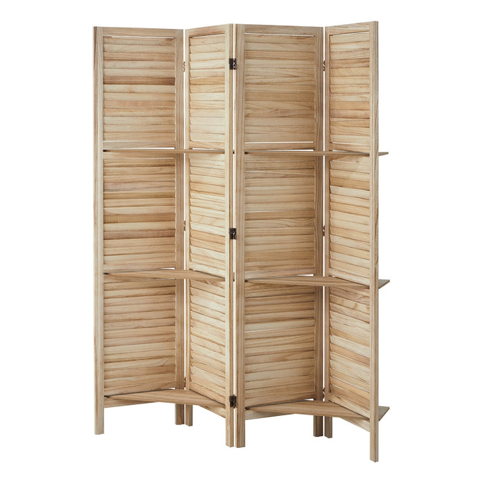 4 / 6 / 8 Panel Room Divider Privacy Screen Partition Timber Wooden Fold