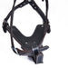Real Leather Dog Harness With Center Metal Ring