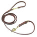 Real Leather Dog Leash And Tied Rope