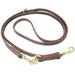Real Leather Dog Leash And Tied Rope