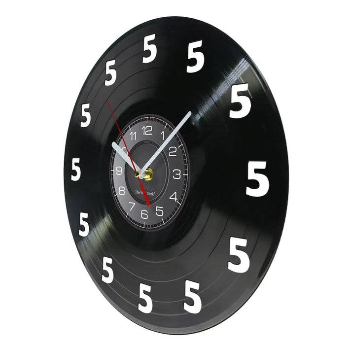 Real Vinyl Record Wine Wall Clock