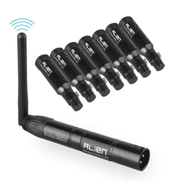 Recharge 2.4g Ism Wireless Dmx 512 Dfi Controller Xlr