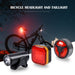 Usb Rechargeable Bicycle Headlight And Taillight