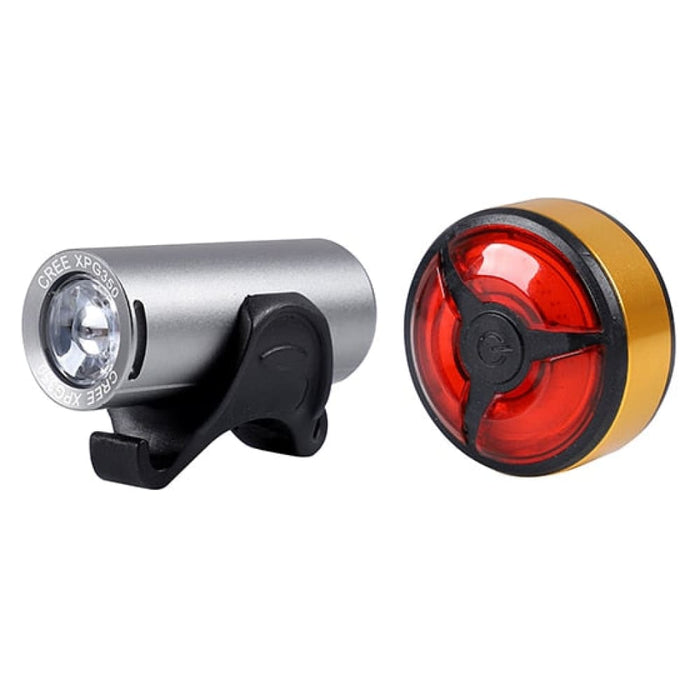 Usb Rechargeable Bicycle Headlight And Taillight