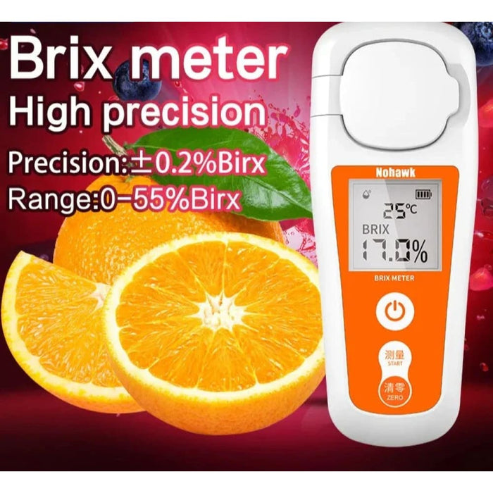 Rechargeable Brix Meter for Measuring Liquid Sugar Content