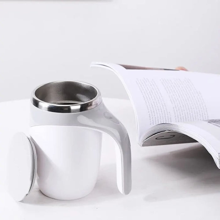 Rechargeable Electric Stirring Mug for Coffee
