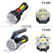 Rechargeable Led Flashlights 7led Camping Torch With Cob