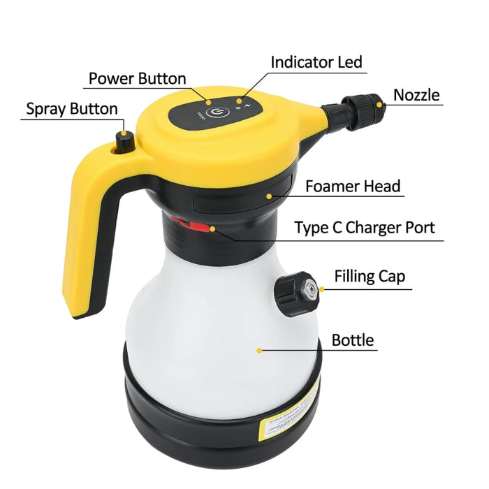 Rechargeable Foam Cannon for Car Wash