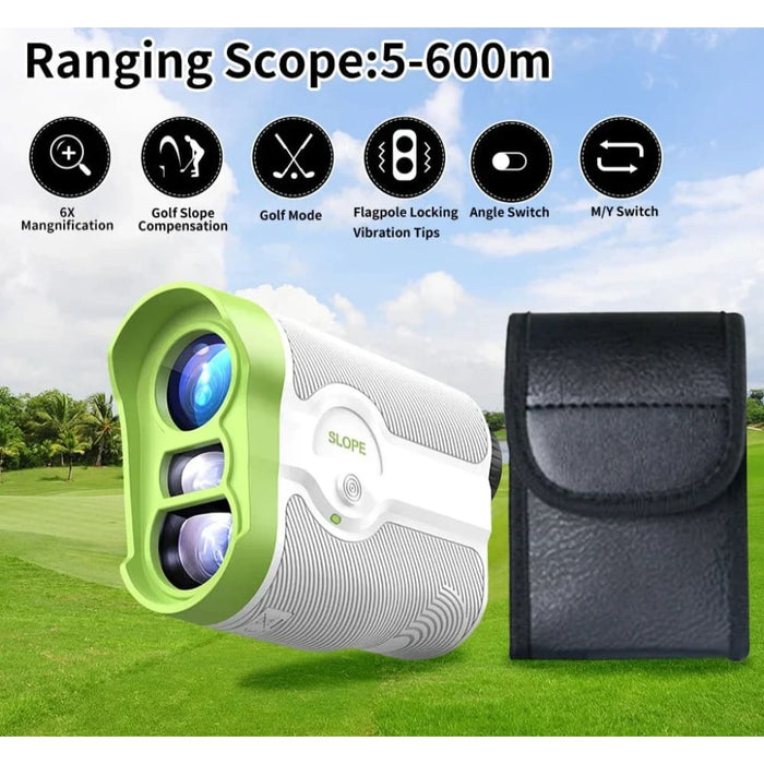 Rechargeable Golf Laser Rangefinder with Slope Compensation