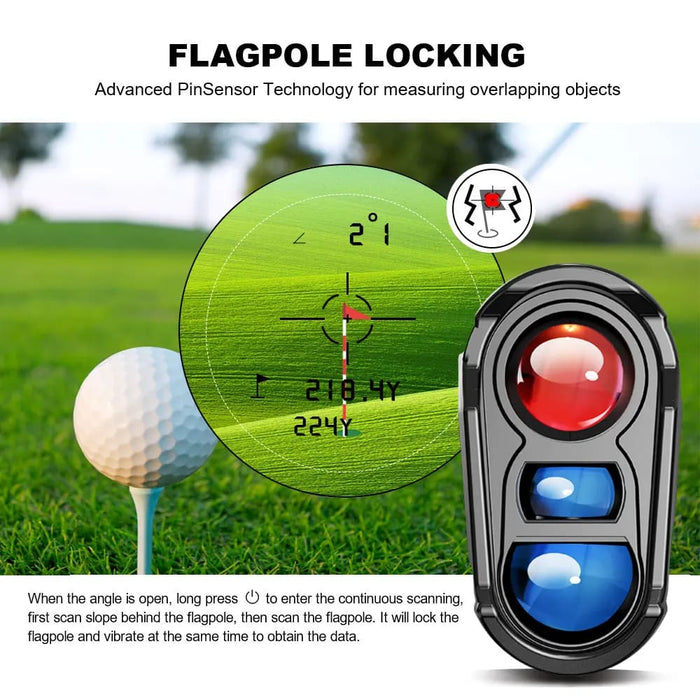 Rechargeable Golf Rangefinder 600m Multi Function Telescope