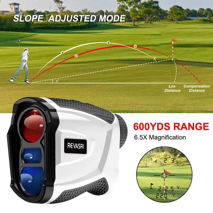 Rechargeable Golf Rangefinder 600m Multi Function Telescope