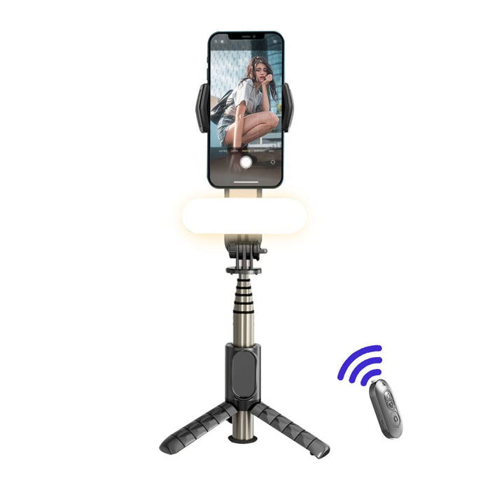 Vibe Geeks Usb Rechargeable Handheld Mobile Stabilizer Bt