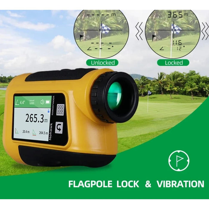 Rechargeable Laser Golf Rangefinder with Slope and Vibration