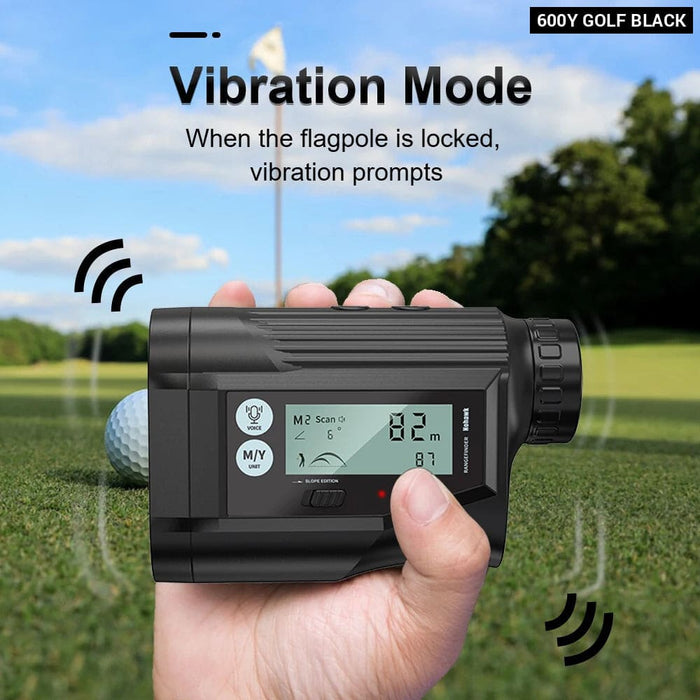 Rechargeable Laser Golf Rangefinder with Slope and Vibration