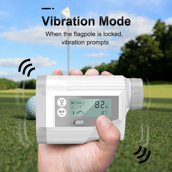 Rechargeable Laser Rangefinder for Golf and Hunting
