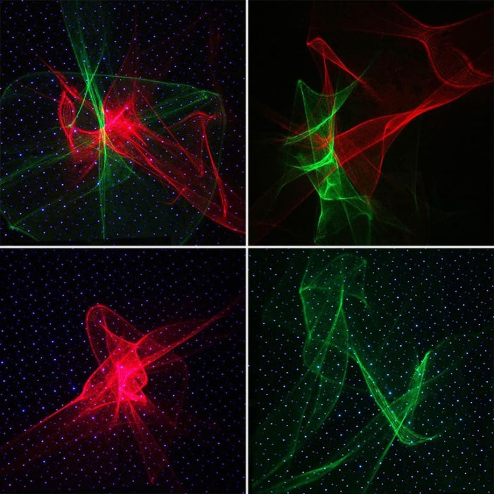 Rechargeable Mini Rgb Aurora Star Laser Projector Stage