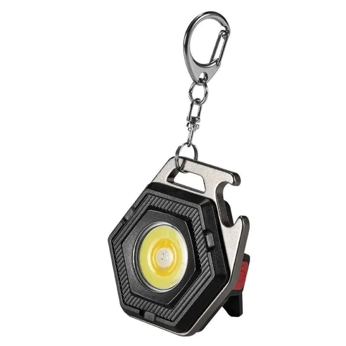 Rechargeable Mini Led Work Light with Cob Keychain Portable