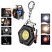 Rechargeable Mini Led Work Light With Cob Keychain Portable