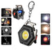 Rechargeable Mini Led Work Light with Cob Keychain Portable