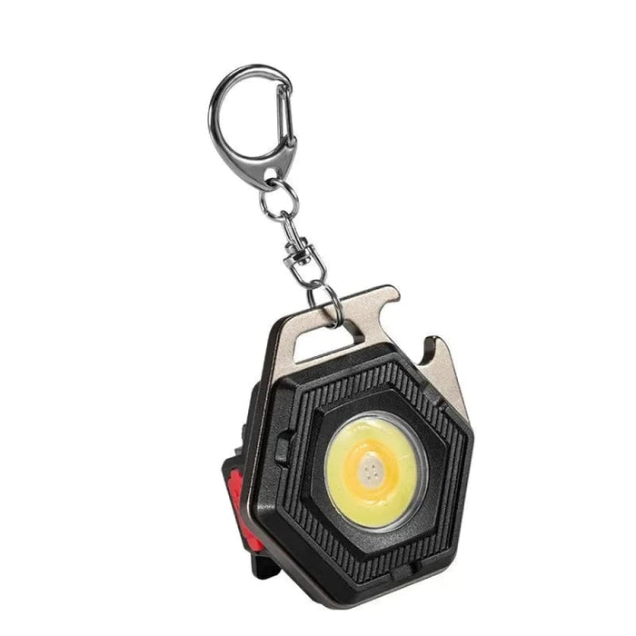 Rechargeable Mini Led Work Light with Cob Keychain Portable