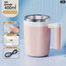 Rechargeable Self Stirring Milk Cup for on the Go Drinks