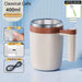 Rechargeable Self Stirring Milk Cup for on the Go Drinks