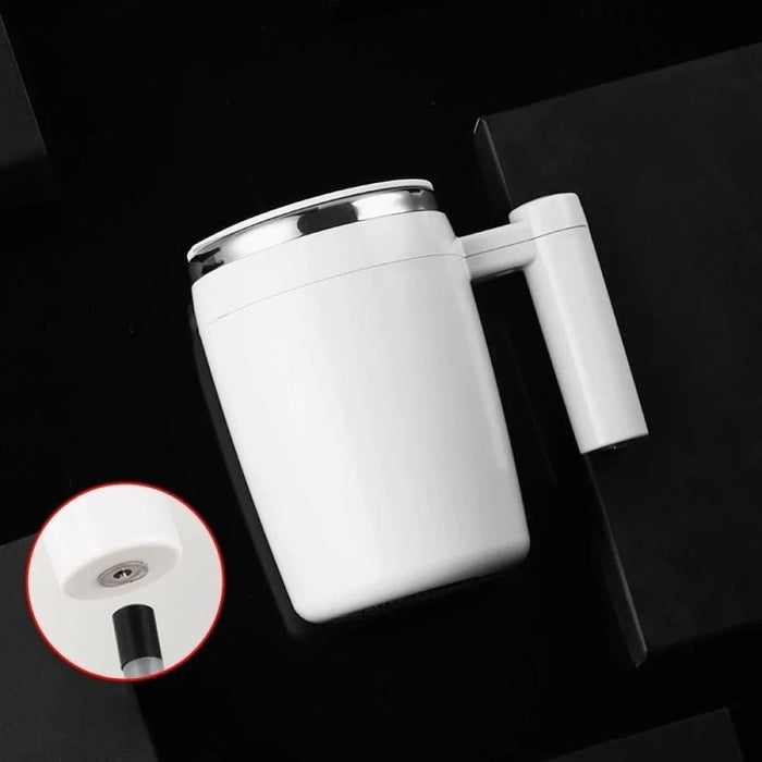 Rechargeable Self Stirring Milk Cup for on the Go Drinks