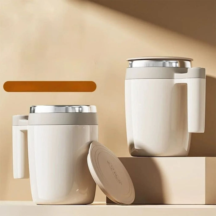 Rechargeable Self Stirring Milk Cup for on the Go Drinks