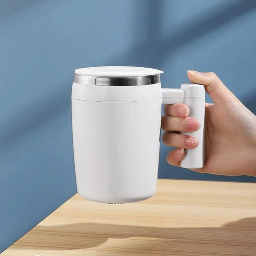 Rechargeable Self Stirring Milk Cup for on the Go Drinks
