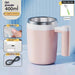 Rechargeable Self Stirring Milk Cup for on the Go Drinks