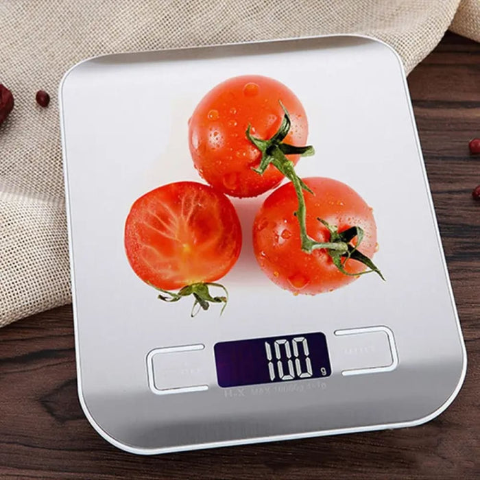 Rechargeable Stainless Steel Kitchen Scales