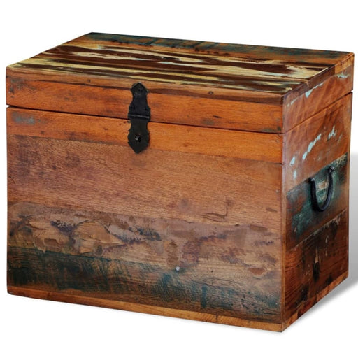 Reclaimed Storage Box Solid Wood Xaolaa