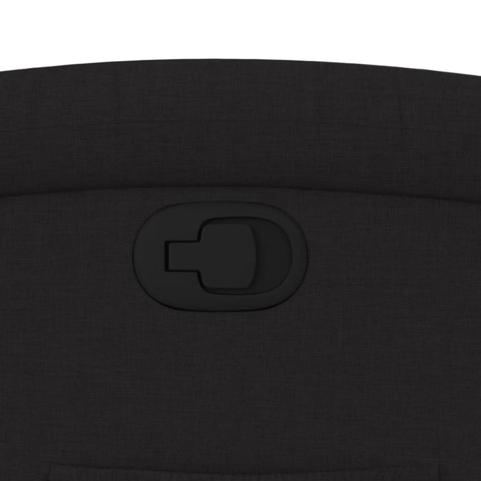 Recliner Chair Black Fabric Tioipt