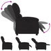 Recliner Chair Black Fabric Tioipt