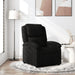 Recliner Chair Black Fabric Tioipt