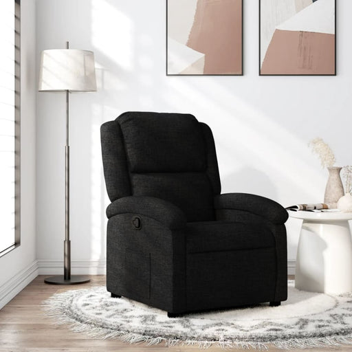 Recliner Chair Black Fabric Txbpaoa
